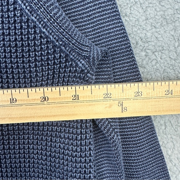 Tommy Bahama Blue Quarter-zip Knit Sweater Men’s Size Large - Picture 8 of 11